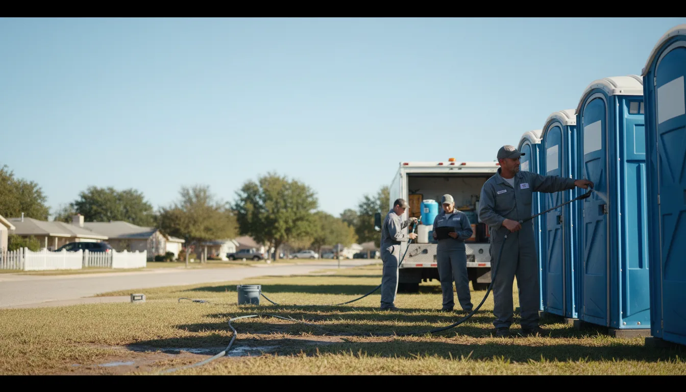 Long-Term Portable Toilet Rental in Pemberton, OH near me